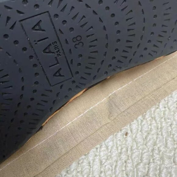 Alaia Leopard Haircalf Mary Jane Flats EU 38 / US 8 Tried On Only - Picture 5 of 7